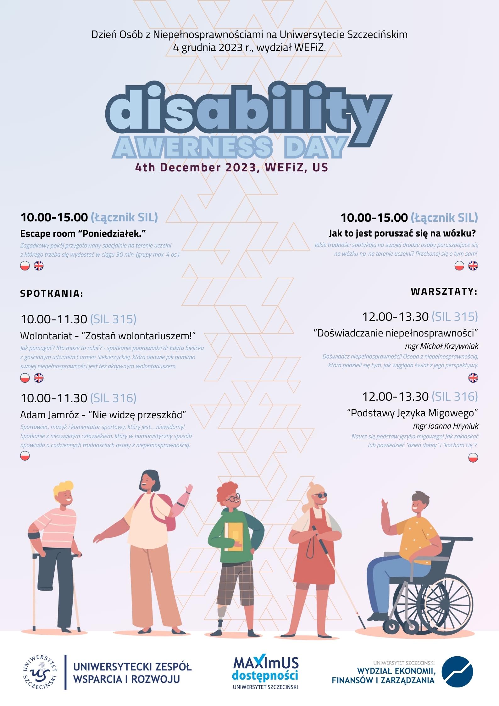 Plakat: Disability awerness day