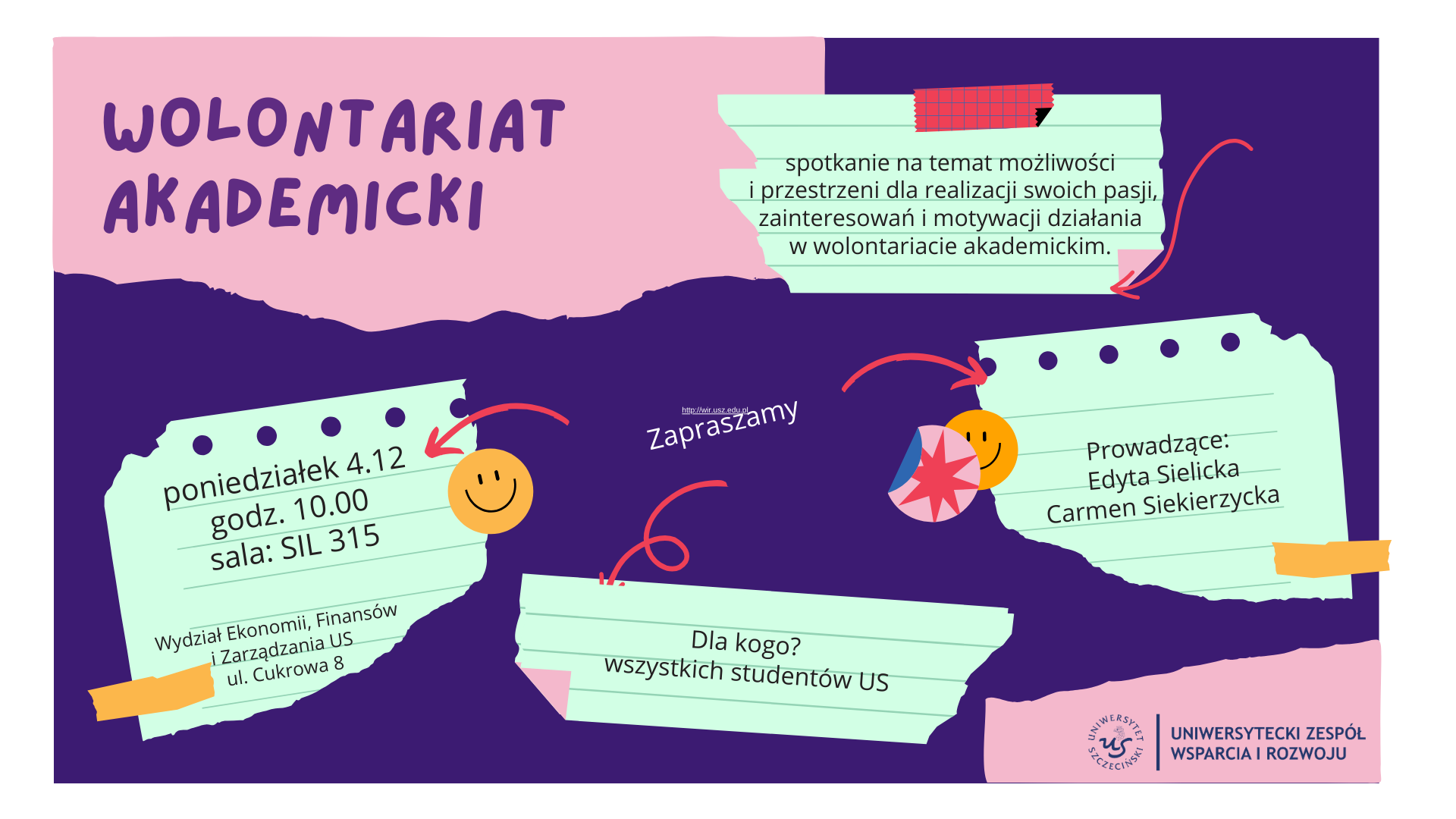 Ulotka: Wolontariat akademicki